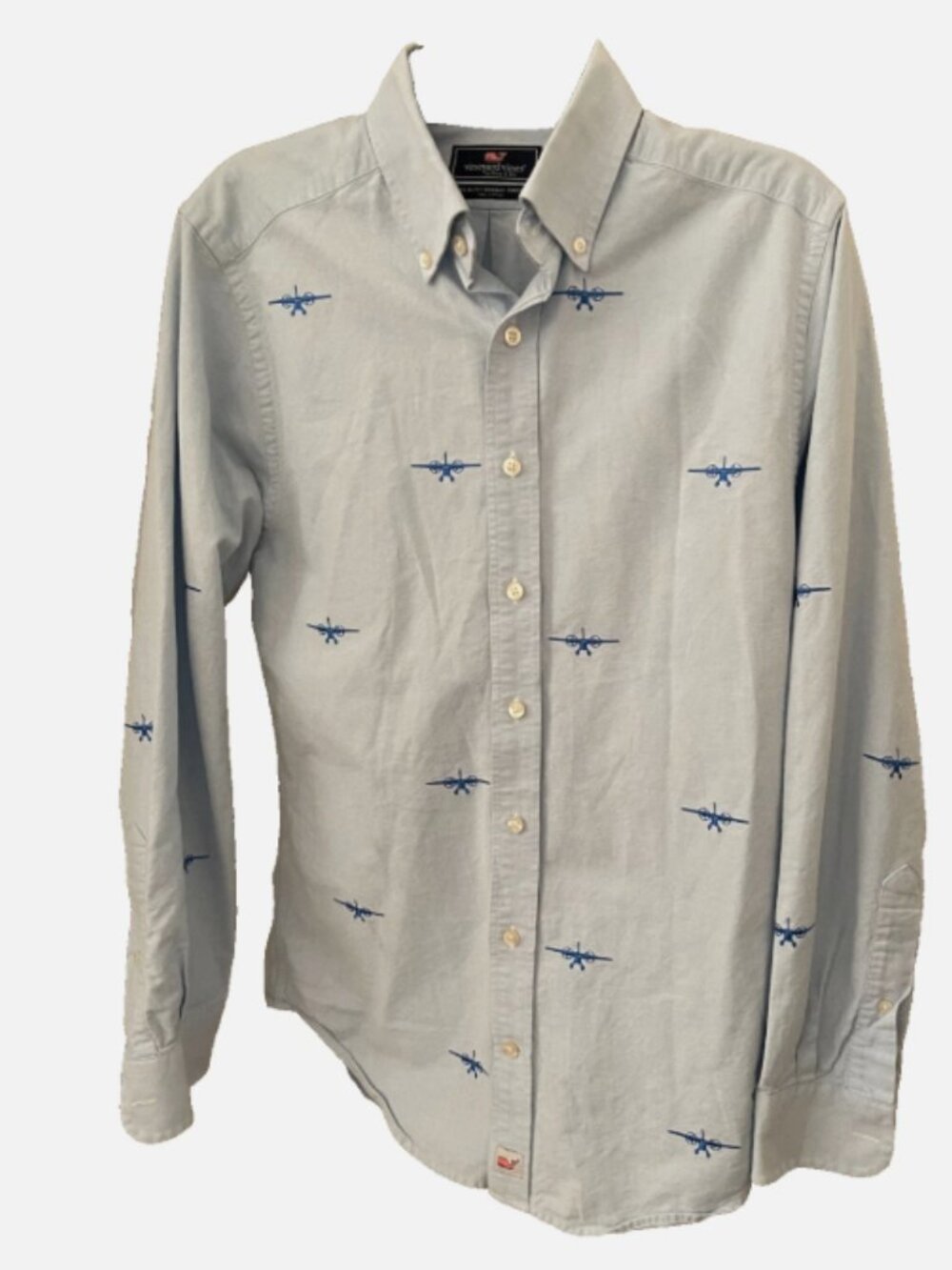 Vineyard Vines 100% Cotton Mens Small (S) Long sleeve button down shirt